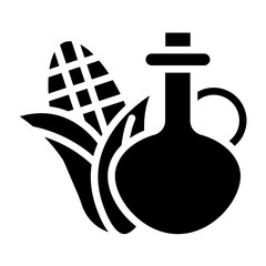 Vector Design Corn Oil Icon Style