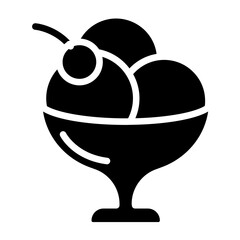 Vector Design Sherbet Icon Style