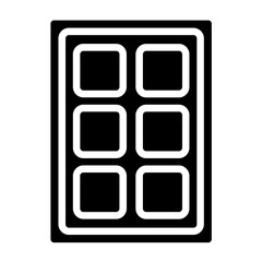 Vector Design Ice Mold Icon Style