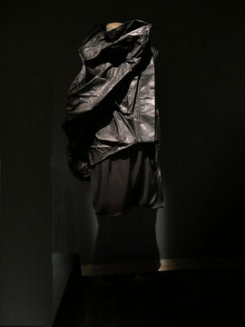 Rick Owens : vest and shorts set. Ready to wear 2016, collection 'Cyclopes"