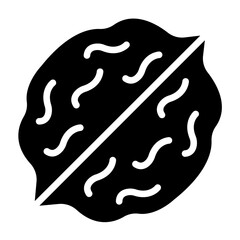 Vector Design Walnut Whirl Icon Style