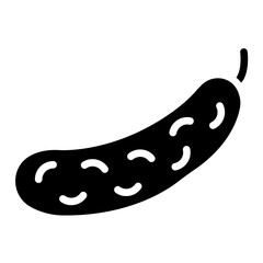 Vector Design Cucumber Canvas Icon Style