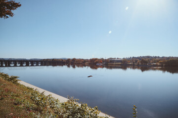 Harrisburg, Pensilvania,  Susquehanna river, Landscape