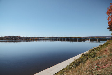 Fototapeta premium Harrisburg, Pensilvania, Susquehanna river, Landscape