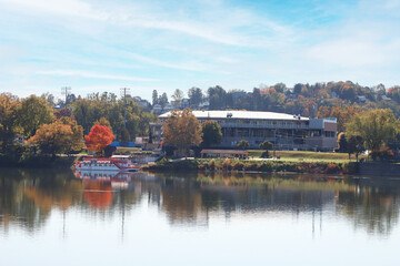 Obraz premium Harrisburg, Pensilvania, Susquehanna river, Landscape