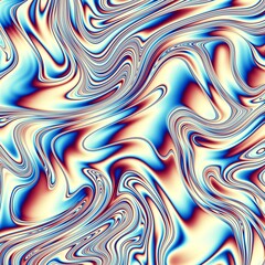 Abstract colorful wavy groovy psychedelic background