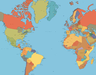 World's map.