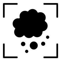 Vector Design Thought Bubble Icon Style