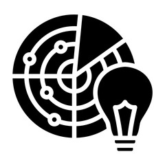 Vector Design Idea Radar Icon Style