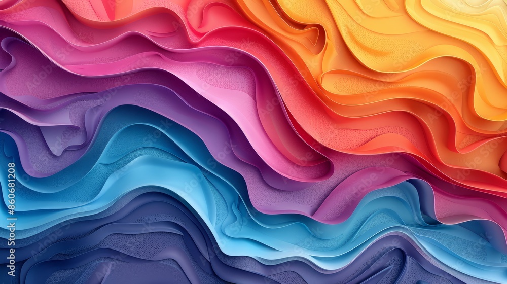 Poster colorful abstract background with textured lines