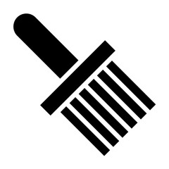 Vector Design Basting Brush Icon Style