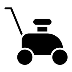 Vector Design Lawn Mower Icon Style