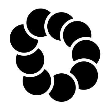 Vector Design Oligomer Icon Style
