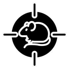 Vector Design Rodenticide Icon Style