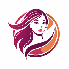 vector-template-abstract-logo-for-woman-salons-and 