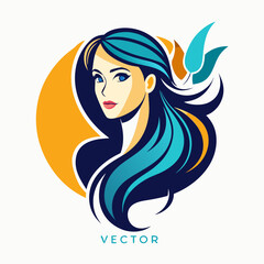 vector-template-abstract-logo-for-woman-salons-and 