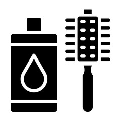 Vector Design Haircare Icon Style