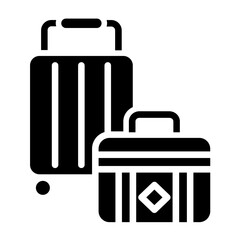 Vector Design Luggage Icon Style