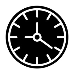 Vector Design Clock Icon Style