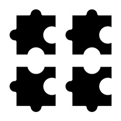 Obraz premium Vector Design Puzzles Icon Style
