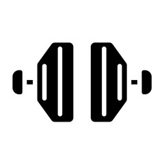 Vector Design Brake Pad Icon Style