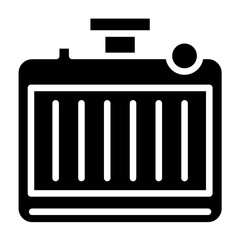 Vector Design Radiator Cap Icon Style