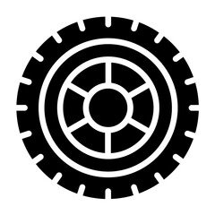 Fototapeta premium Vector Design Tire Patch Icon Style