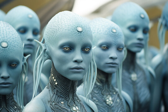 Starseed people as human aliens from other galaxies, fictitious person