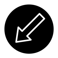 Vector Design Keep Left Icon Style