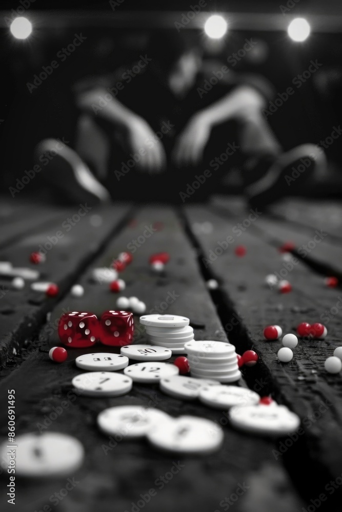 Poster a person is seated on a wooden floor, in a simple yet intimate setting