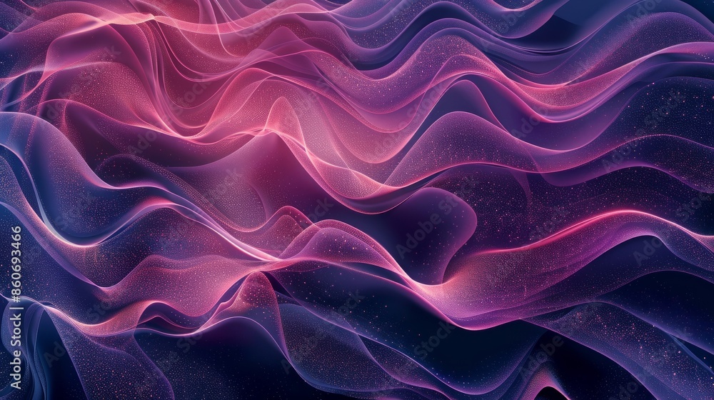 Poster abstract wavy pattern background