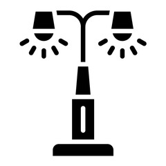 Vector Design Streetlight Icon Style