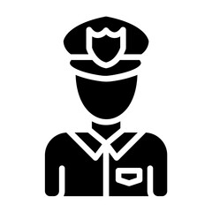 Vector Design Safety Officer Icon Style