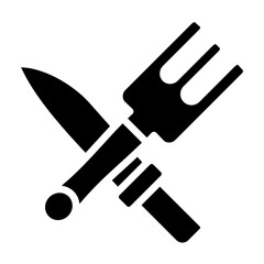 Vector Design Fork Icon Style