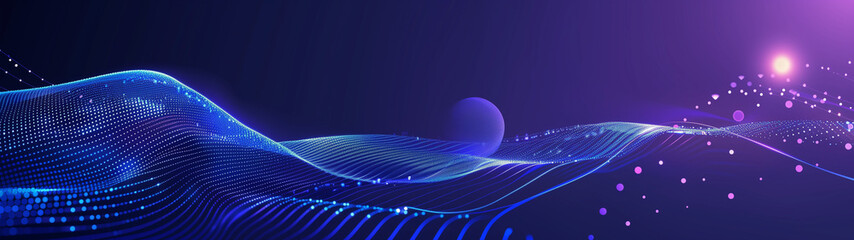 Colorful Abstract Wave Patterns and Light Effects