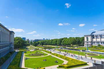 Fototapeta premium View of Cinquantenaire Park, Brussels, Belgium