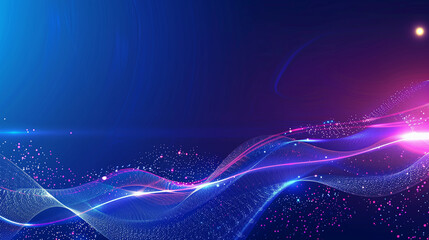 Colorful Abstract Wave Patterns and Light Effects
