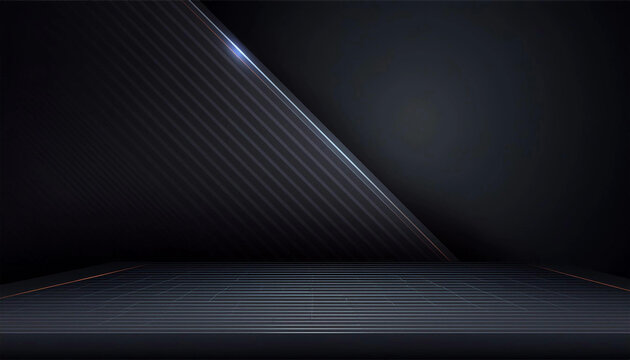 Sleek Black elegance, background with subtle highlights, illustration