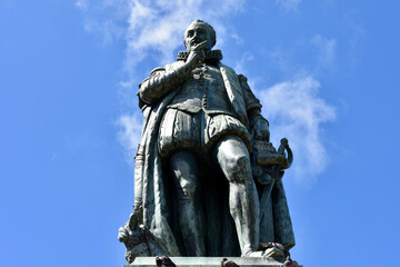 William of Orange Statue in The Hague Commemorating Him as Father of the Nation