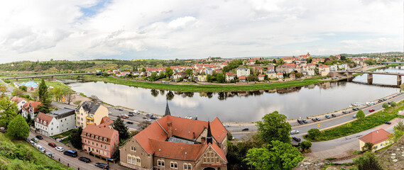 Panorama Meissen von der Albrechtburg