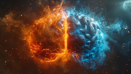 Exploring the duality of the mind fiery and icy aspects in the cosmic universe