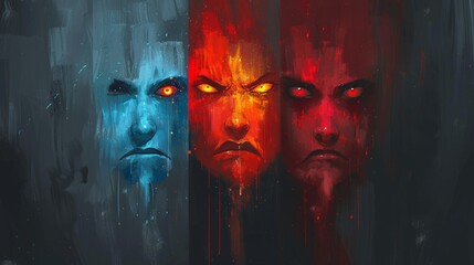 Three faces of emotion
