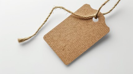 Empty cloth lebel tag mockup wallpaper background