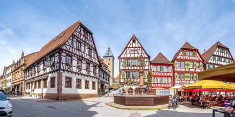 Obraz premium Marktplatz, Bretten, Baden Wuerttemberg, Deutschland 