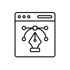 Web Design vector icon
