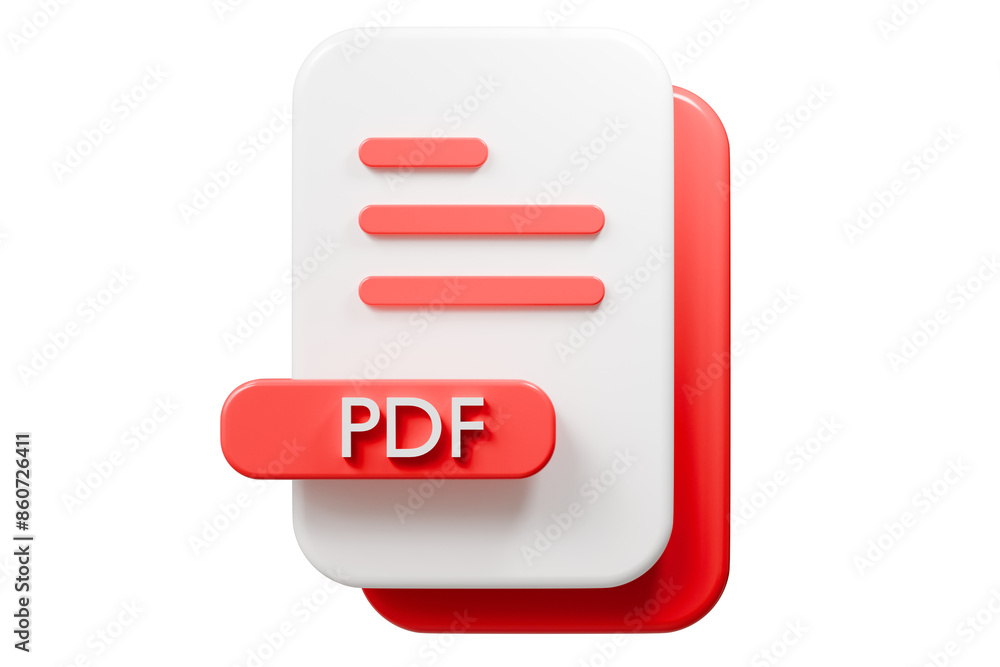 Poster 3d file doc pdf icon. minimal word pdf document icon. document form. business work company icon conc