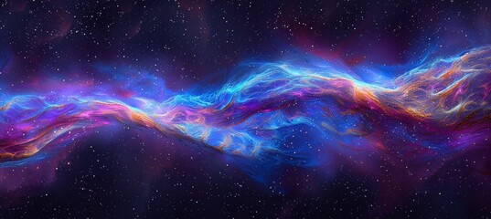 A vivid depiction of a star exploding, revealing a bright burst of light and cosmic debris radiating outwards. The intense energy and colors reflect the dramatic nature of this stellar event