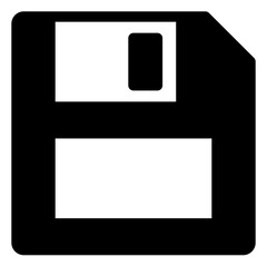 save  glyph  icon vector illustration isolated on white background