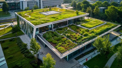 Aerial view of the Museum of Natural Science in Berlin, Germany
