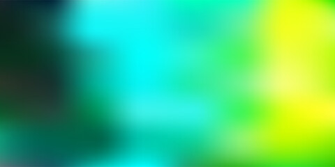 Obraz premium Light blue, green vector blurred layout.